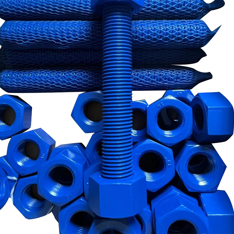 Teflon Blue Stud Bu lông sử dụng đặc biệt chống ăn mòn hàng hải