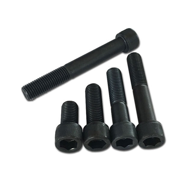 Vít hexagon nửa sợi đen