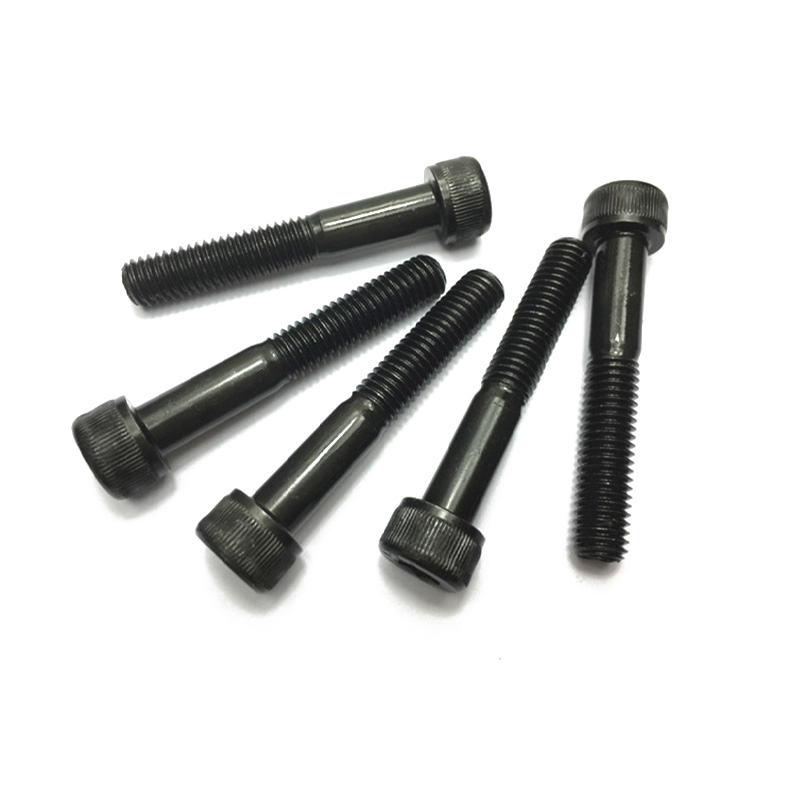 Vít hexagon nửa sợi đen