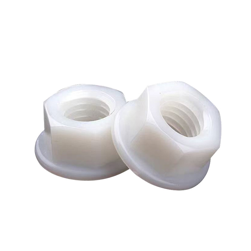 Nylon hình lục giác mặt bích hình lục giác Nut Nut Nut Phụ kiện điện