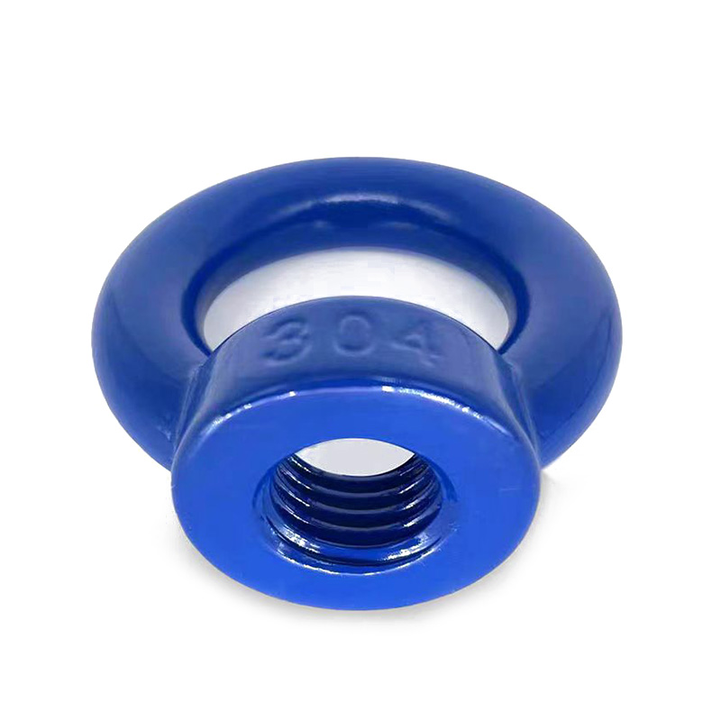 Lớp phủ Teflon DIN 582 Nâng mắt Nut Finished với bảo vệ rỉ sét cho các ứng dụng kỹ thuật hàng hải