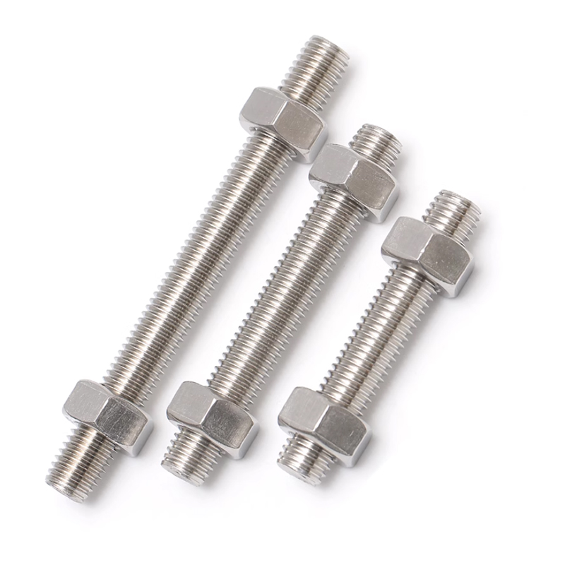 Thanh thép mạ kẽm M10 × 300 Lớp 8,8 Thanh thép mạ kẽm M10 × 300 Lớp 8,8