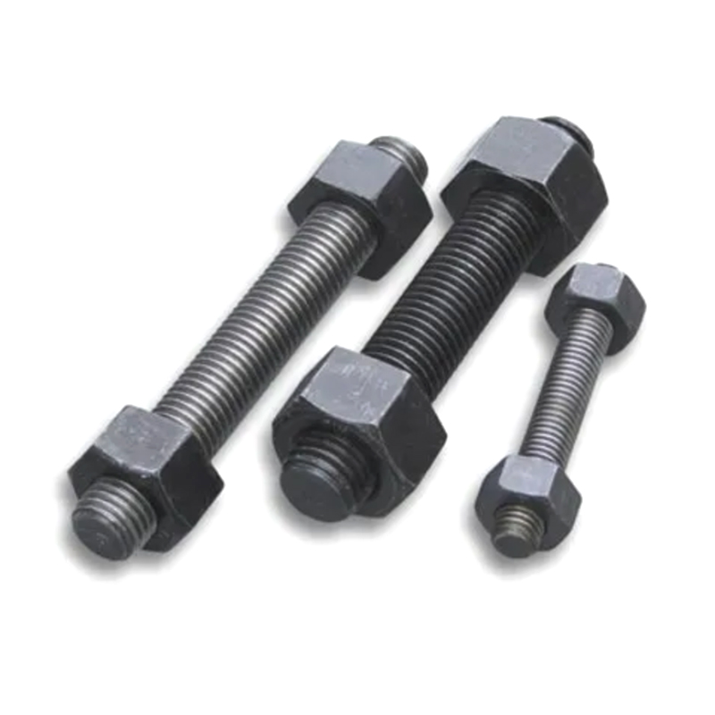 M16*300 Thép Carbon Lớp 8,8 PTFE Màu xanh được phủ đầy đủ các đinh tán có ren