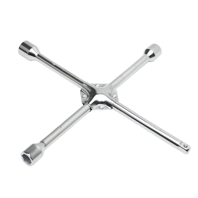 Cờ lê chéo 4 chiều bằng thép 45 # cho lốp xe