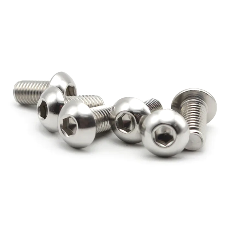 Thép hợp kim M5 * 10 Vít đầu tròn mạ kẽm
