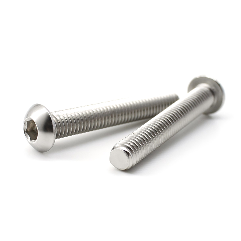 Thép hợp kim M5 * 10 Vít đầu tròn mạ kẽm Thép hợp kim M5 * 10 Vít đầu tròn mạ kẽm