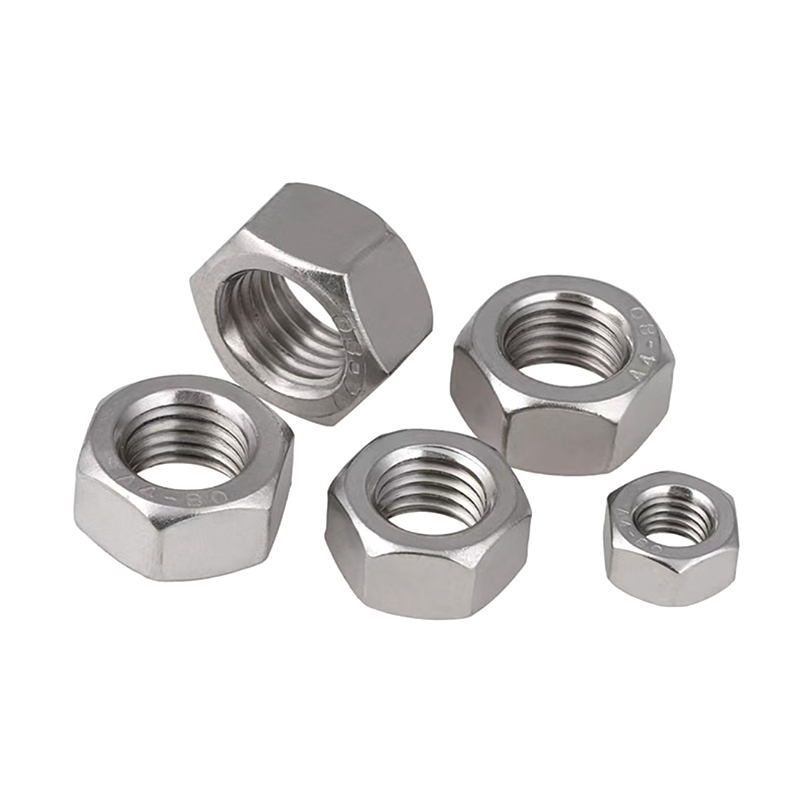 Đai ốc lục giác trơn DIN934 M1 SS304