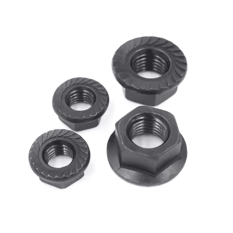 M16-1.5 Đai ốc mặt bích mạ kẽm Đai ốc chống trượt M16-1.5 Đai ốc mặt bích mạ kẽm Đai ốc chống trượt