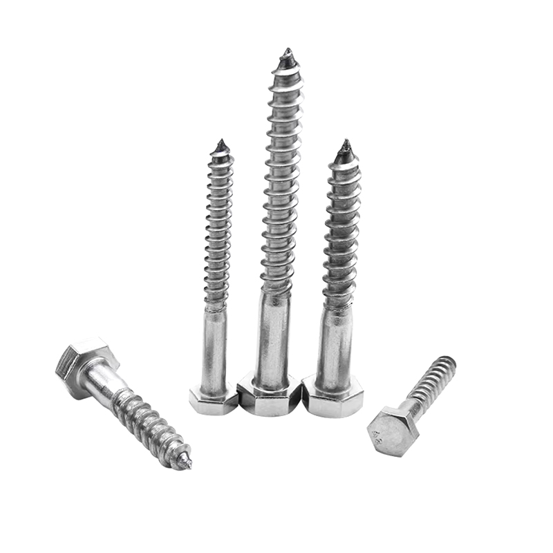 ST5*25 SS316 Vít gỗ đầu lục giác dùng cho chế biến gỗ