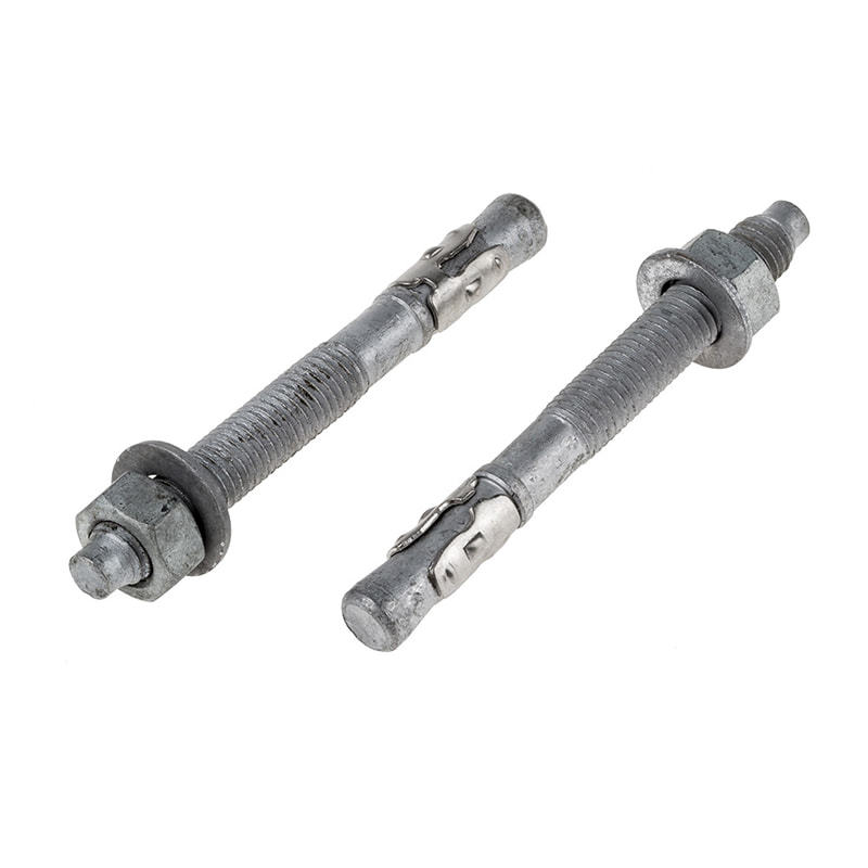 Bu lông neo mạ kẽm nhúng nóng bằng thép carbon ASTM F1554 Bu lông neo mạ kẽm nhúng nóng bằng thép carbon ASTM F1554